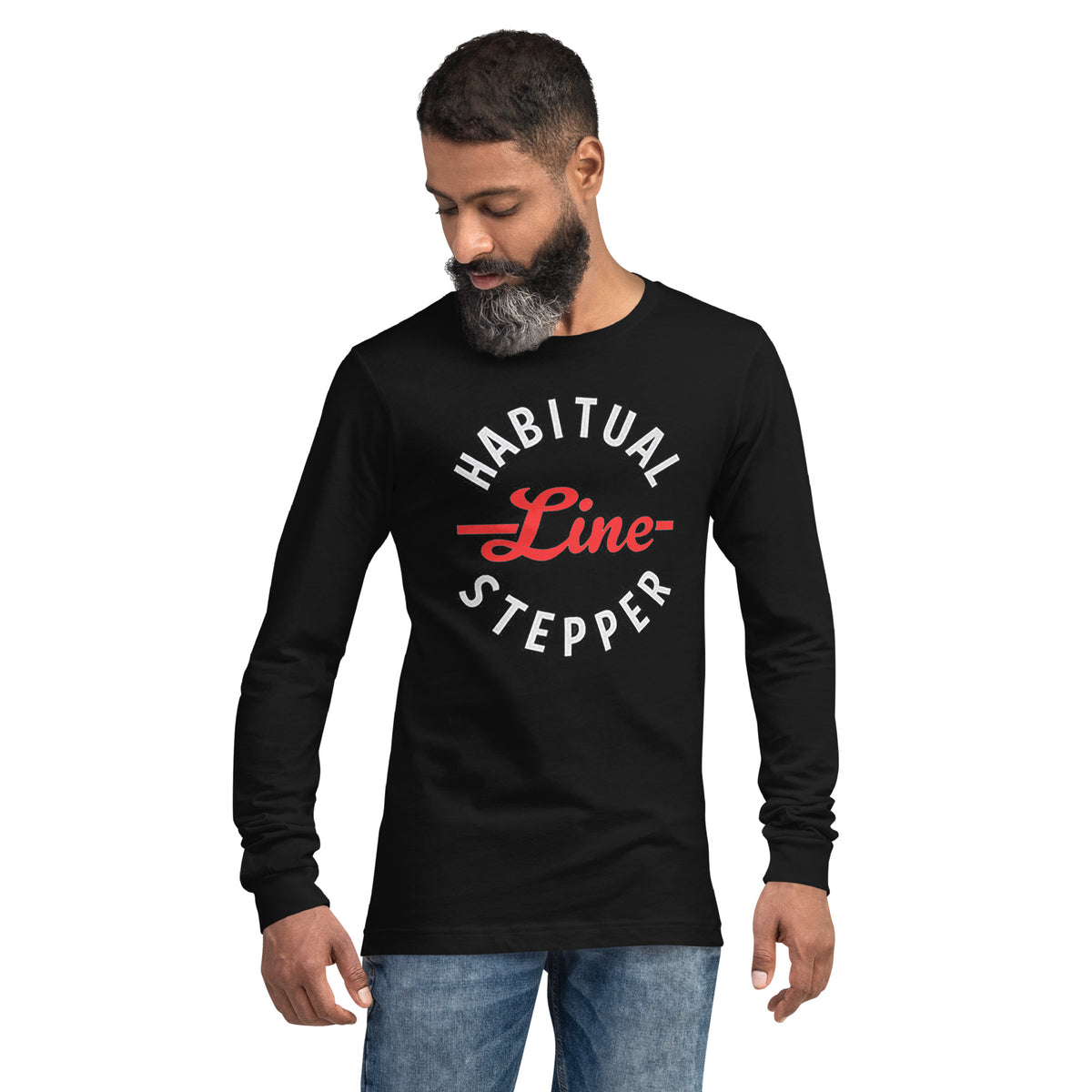 Habitual Line Stepper Unisex Long Sleeve Tee