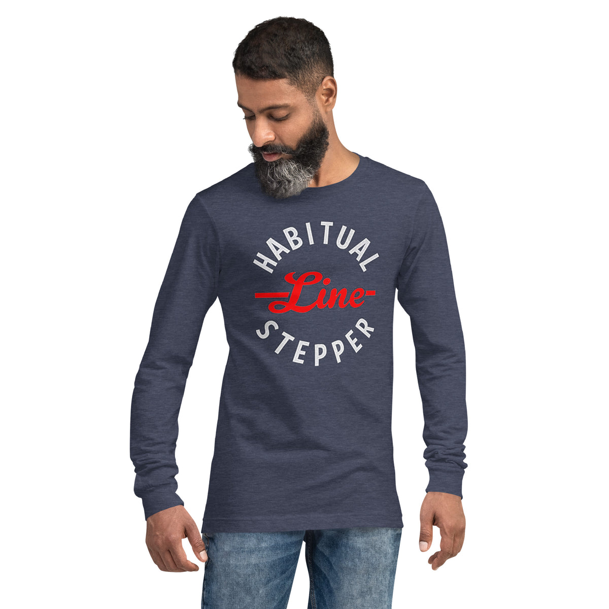 Habitual Line Stepper Unisex Long Sleeve Tee